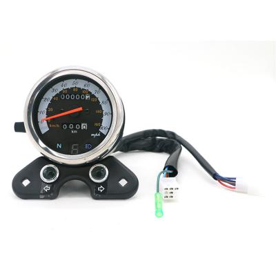 China Motocycle Perfect Replacement Motorcycle Odometer High Quality Brand New Aluminum Tachometer For Suzuki Cafe Racer 12V RPM for sale