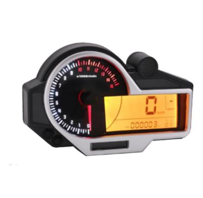 China Universal ABS N1-6 Speed ​​Motorcycle Speedmeter Tachometer For 2.4 Cylinders ATV Digital LCD Odometer For BMW SUZUKI HONDA for sale