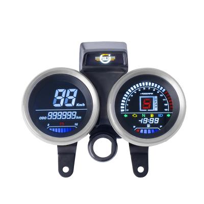 China GN125/150 Gear Ratio Digital Programmable Waterproof 2021 Motorcycle Gauges Motorcycle Digital Dashboard for sale