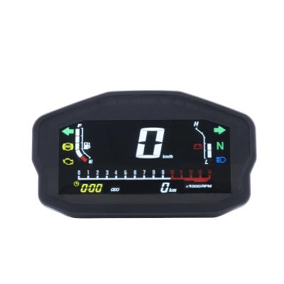 China 2021 Speed ​​Ratio Programmable Waterproof Digital Motorcycle Tachometer Tachometer VA Universal LCD Display for sale