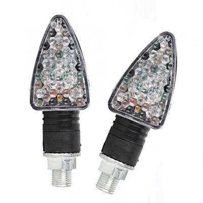 China The Indicator Motorcycle 15LED Triangle Arrow Turn Signal Rear Turn Signal Light for sale