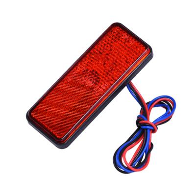 China Motocycle Motorcycle LED Tail Light Electric Vehicle Reflector 24 LED Brake Tail Light Truck Side Light for sale