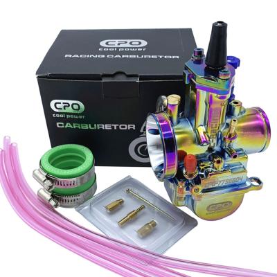 China Aluminum Alloy Motorcycle Engine Systems Motorcycles Racing Carburetor PWK 28/30/32/34mm Colorful Carbo Carburetor for sale