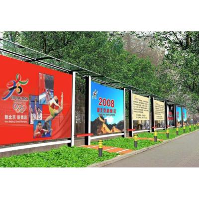 China Shop/restaurant/hotel tea shop/milk new design bus stop advertising billboard for sale