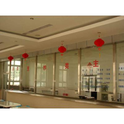 China Modern Aluminum Tempered Glass Soundproof Office Desk Glass Partition Wall for sale