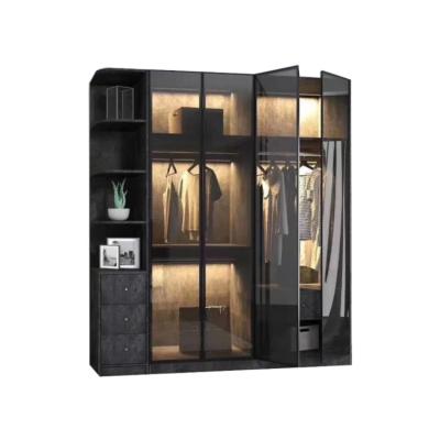 China Adjustable (Height) Customized Modern Design Stainless Steel Dressing Room Dressing Wardrobe for sale