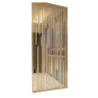 China PVD Plating Decorative Metal Wall Panel Color Stainless Steel Partition Screen 201 304 for sale