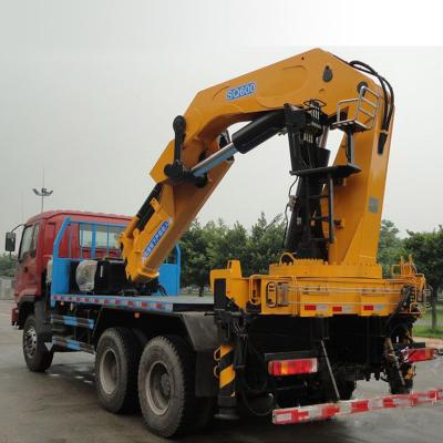 China Other Hydraulic Knuckle 50T Telescopic Boom Truck Mounted Crane for sale