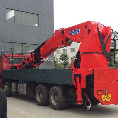 China Other Heavy Duty Electric Hydraulic Boom Truck Mounted Crane for sale