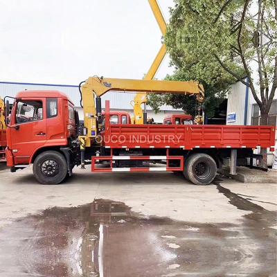 China TRUCK CRANE Factory 4ton Hydraulic Telescopic Boom Truck Mounted Crane for sale