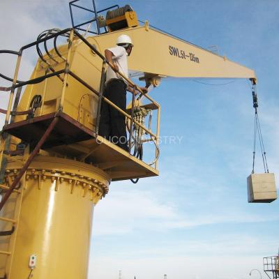 China Other China Factory Hydraulic Lifting Stiff Boom Marine Cranes for sale