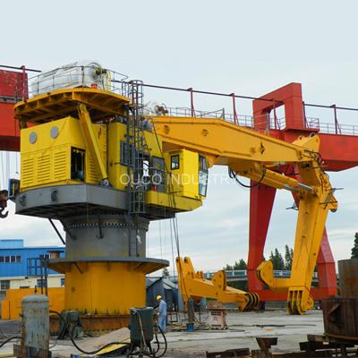 China Other OUCO Heavy Duty Knuckle Boom Marine Crane For Sale for sale