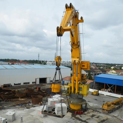 China Other 5T10M Knuckle Boom Handling Pedestal Deck Marine Crane for sale