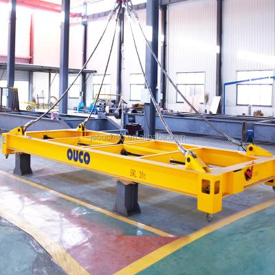 China Semi Automatic Gantry Crane 20 Feet Container Lift Spreader Factory Portal Crane OUCO for sale