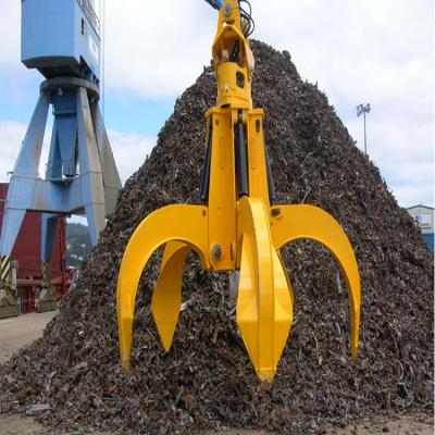 China Hydraulic Grab Bucket Grab Bucket Mounted Excavator For Metal Stone Falling for sale