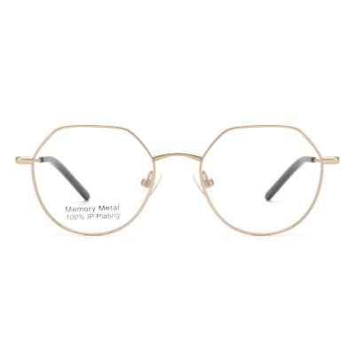 China Reading Game Running Made In China Top Quality Memory Metal Eye Glass Frames TJ093 for sale