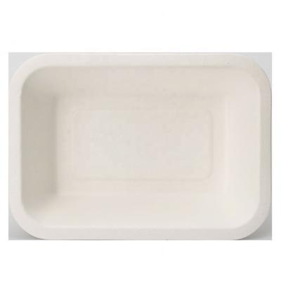 China Disposable Clamshell Food Containers Sugar Cane Bagasse Bagasse Restaurant Biodegradable Tableware For Catering for sale