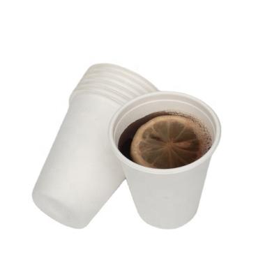 China water & Oil Resistant/Safe in Microwave Factory Wholesale 100% 2oz 5oz 8oz Sugar Cane Bagasse Mugs Biodegradable Compostable Coffee Mug with Lid for sale