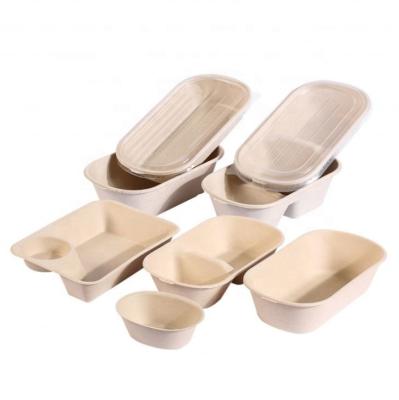 China Home.Restaurant.Bar.Hotel.Wedding Food Packaging Sugar Cane Biodegradable Containers 100% To Go Bento Biodegradable Food Containers for sale