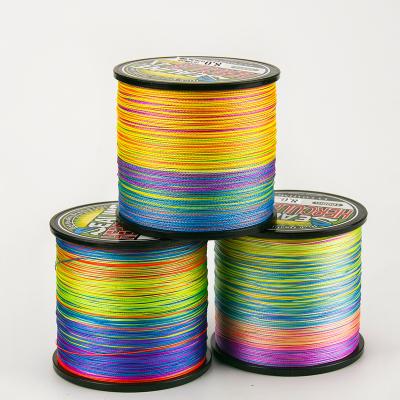 China Line Custom Strong Strength 1000m PE Monofilament Braided Fishing Sink Line Fishing Strand Line Fish Braided Braid Fishing Line for sale