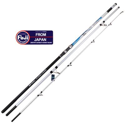 China Multifunctional 4.2m/4.5m FUJI Parts Wholesale 30t Sections Carbon Fiber Surf Rod Surf Rod Sea Mount Carp Pole Spinning Fishing Rods for sale