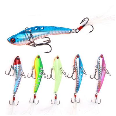 China wholesale killer 13G 18G 25G 30G fishing bait metal jig vib lead fishing lure baits artificial fishing lures with hook Metal-15 for sale