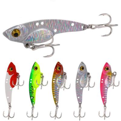 China OEM 5cm 6cm 7cm Lead Alloy Sea Fishing Freshwater Vib Hard Body Perch Fishing Lures Metal Bait for sale