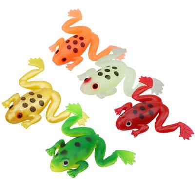 China Artificial Fishing Soft Lure Soft Lure Peche Frogs-3 OEM Saltwater PVC Bait Set Wholesale Small Set for sale