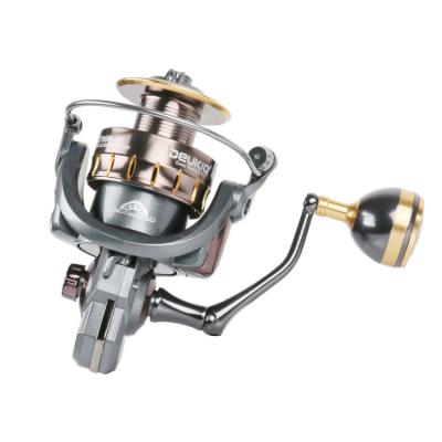 China New popular spool 2000-7000 professional waterproof ultralight straight all metal reel saltwater fishing spinning reels for sale