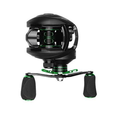 China LEFT HAND China Supplier Carrete 6.3:1 8.1:1 Spool Aluminum Freshwater Reel 8 Kg Drag Reel Baitcaster Bait Casting Fishing Reels for sale