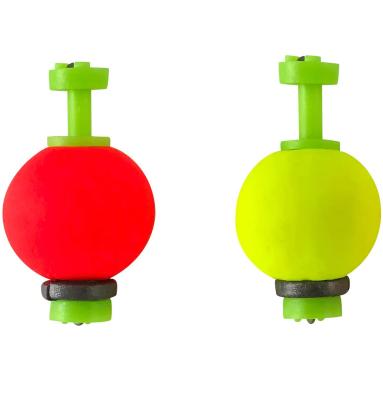 China Env Thill Floats Fish'N Foam Round Floats With Clip One Inch Weighted Red Fishing Float for sale