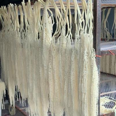 China Natural Touch Wedding Decor DIY Bleached Real White Touch Preserved Dry Hanging Amarantus Flowers Stem for sale