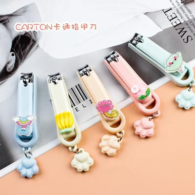 China Wholesale Cute Cartoon Steel Nail Clippers Baby Kids Baby Nail Toe Clipper for sale