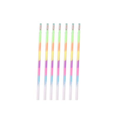 China Wholesale Bulk Colorful Ink Pen Parts Fluorescence Neon Color Gel Ink Pen Refill For Easy Replacement for sale