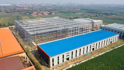 Chine Construction préfabriquée galvanisée peinte à vendre