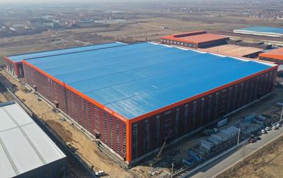 China Makkelijk te monteren staalconstructie werkplaats GB Standard Steel Shed werkplaats Te koop