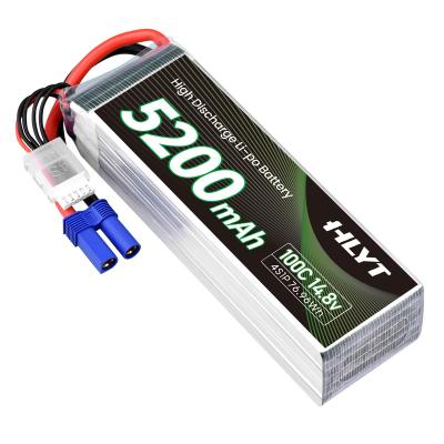 China High Quality 6S Li Ion Polymer Battery Pack 5200 Mah Lipo Battery for RC Quadcopter 100C 22.2V 6S Rc Batteries for sale