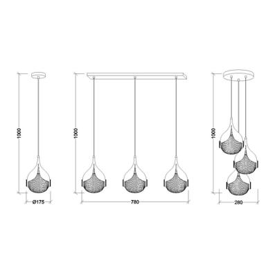 China Modern Industrial Style Professional Design Ceiling Office Pendant Light Chandeliers Industrial Pendant Lights Luxury for sale