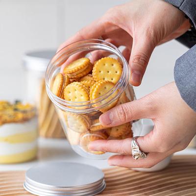 China Food Perferssional Pet Food Making Storage Jars Airtight Plastic Chocolate-Biscuit Jar To Keep Food Fresh for sale