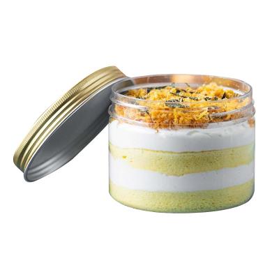 China Scottish Food Favorite Sealed Jar 700ML Large Capacity Pet Food Storage Jars With Foil Cap For Dessert Pancake Cake for sale