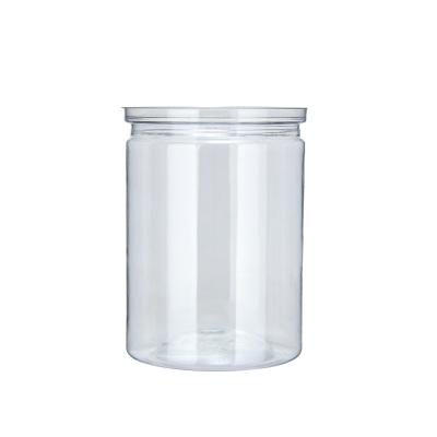 China Feature 100ML 250ML 500ML Empty Eco-friendly Food And Food Use Plastic Food Jar Plastic Jar For Keep Fresh And Storage for sale