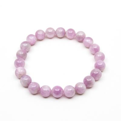 China L&N Trade Assurance 6/8/10mm Eco-Friendly Natural Grade AAA Kunzite Bracelet for sale