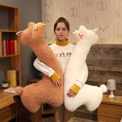 China Lovely Alpaca Animal Dolls Toy Gift L&N Kids Plush Toy Alpaca Soft Stuffed Cute Sheep Llama Sleep Pillow Bed Decor Home Gift for sale