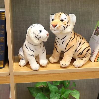 China 2022 Wild Animal Tiger Plush Toy Stuffed Soft Forest Tiger Pillow Dolls For Children Baby Simulation Toy Gift L&N Birthday Gift for sale