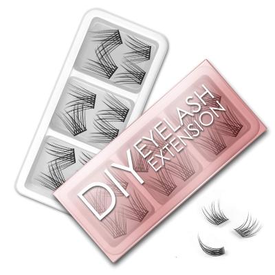 China Thick Effect DIY 3D Eyelashes Set C Set C Different Thick Eyelash Extension 12 Groups Curl Lashes Package for sale