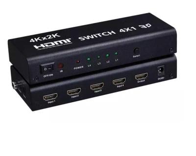 China Port 4 HDMI Auto Switcher With Remote (4 In 1 Output) HDSW4 for sale