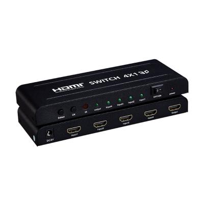 China Metal Housing 4 Port HDMI Switch 4 In 1 , 4K HDMI Switch 4x1 With Picture In Picture for sale