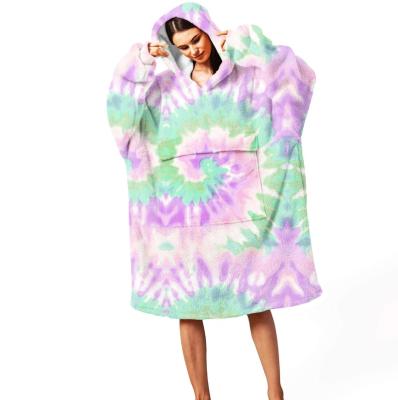 China Wearable Wearable Oversized Polyester Fleece Comfortable Hooded Cover Up Sweatshirt for sale