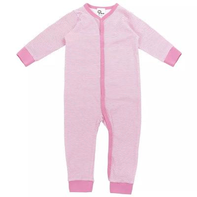 China Fashional & Fashional Breathable & Breathable RTS Free Sample Newborn Baby Clothes Girls And Boys Ribbed Cute Baby Sleepsuit Rompers for sale