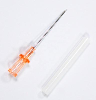 China Punture Femoral or Radial Artery in Cardiology Procedures Best Selling Safe Angiographic Needle/Puncture Needle 18g/21g Introducer Needle for sale